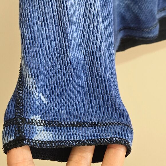 Affliction Vtg Y2K Mens XL Reversible L/S Thermal Waffle t Shirt Grunge skull - Picture 12 of 14